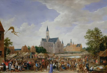La feria de alfareros en Gante